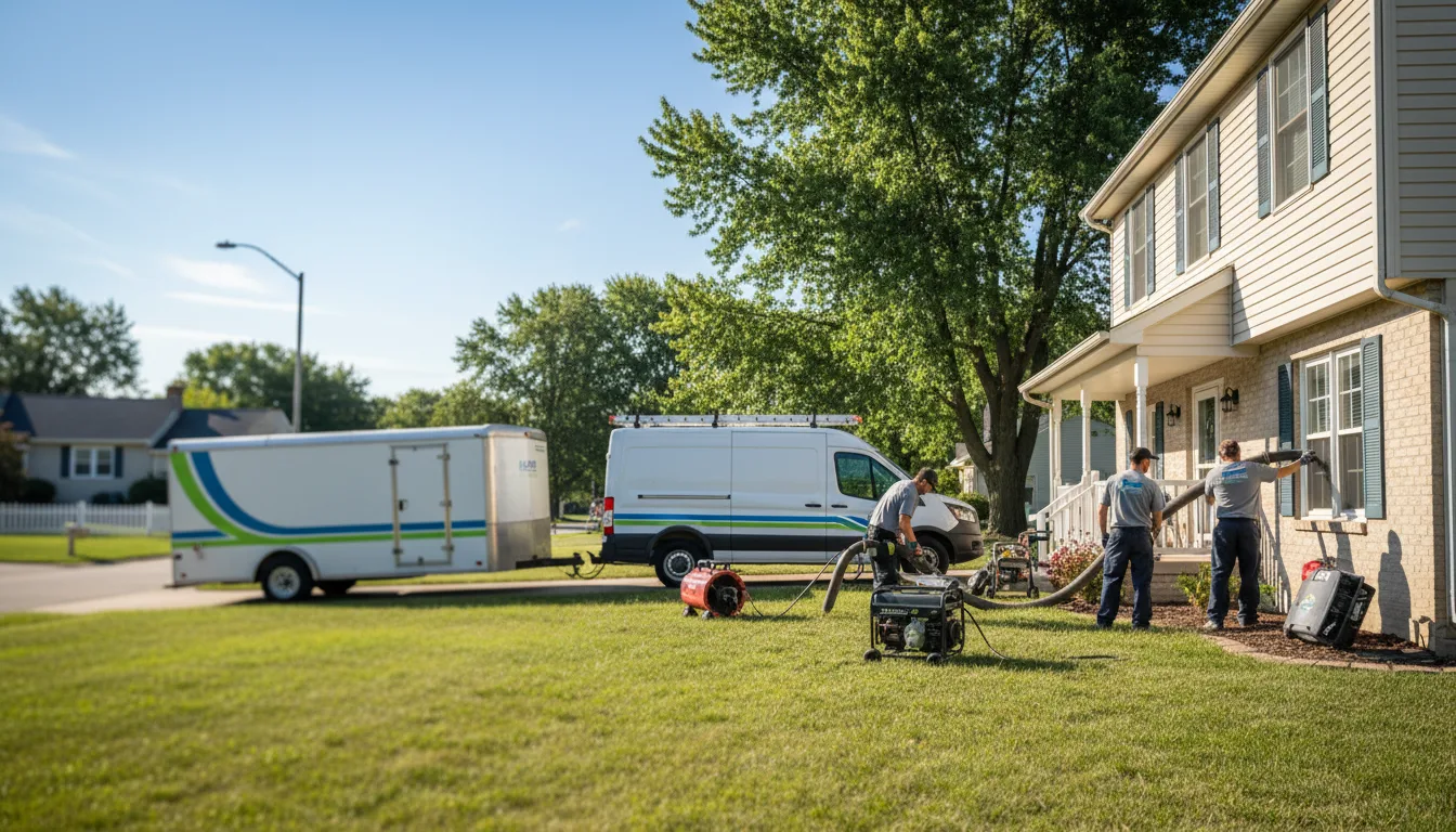 Flooded Basement Restoration And Cleanup With Repair in Luke, MD near me